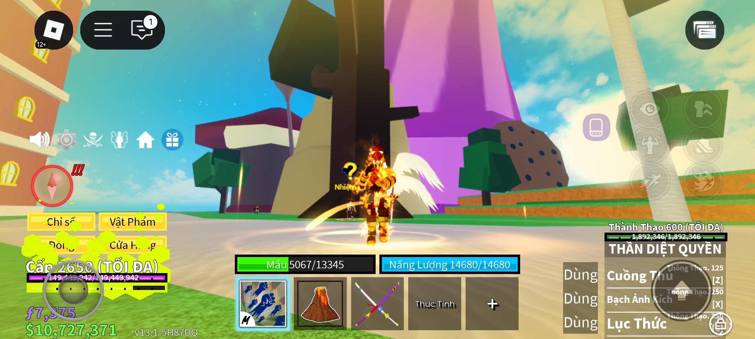 Blox Fruits | Acc Angel Full Gear #28 – Nhận Ngay