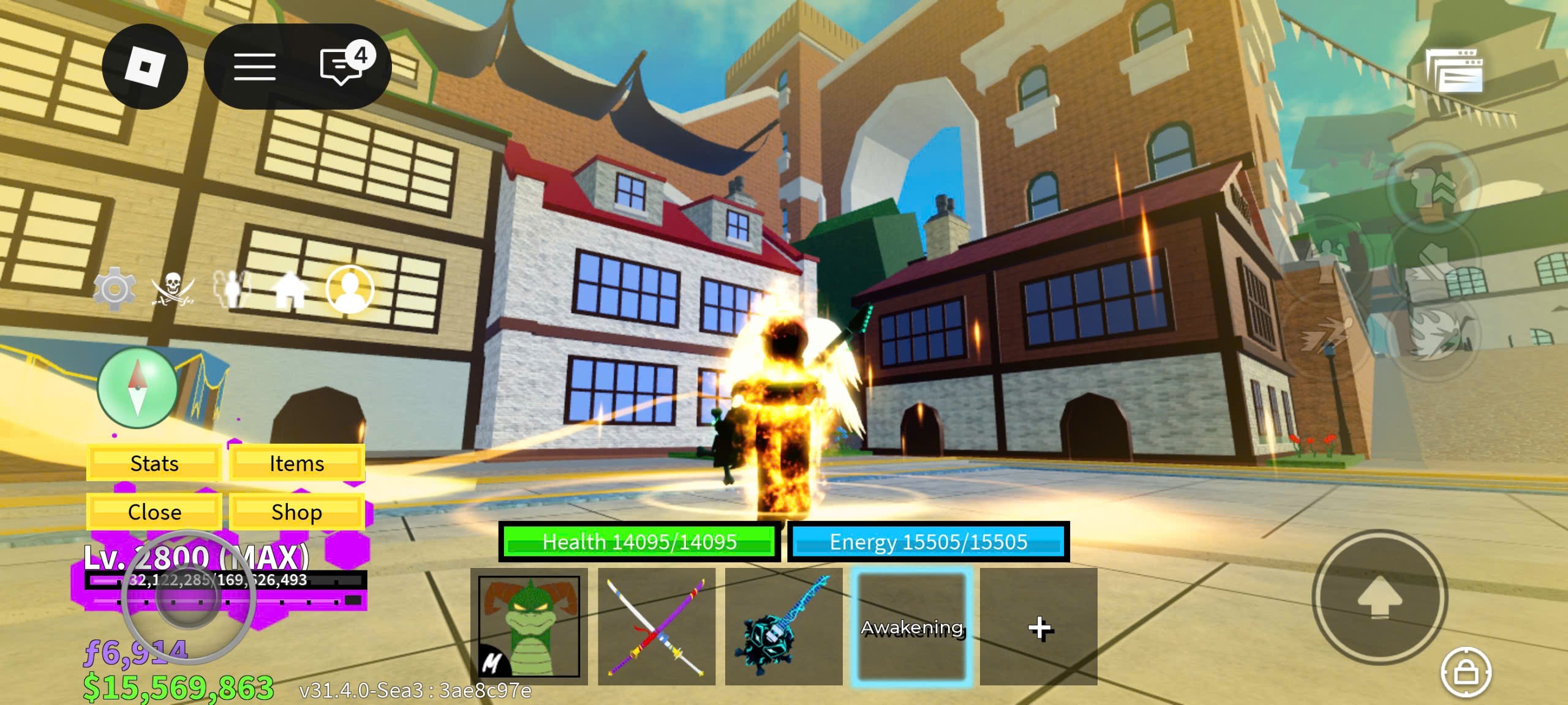 Blox Fruits Global | Share Acc Tộc Angel V4 Full Gear – CDK SG #1